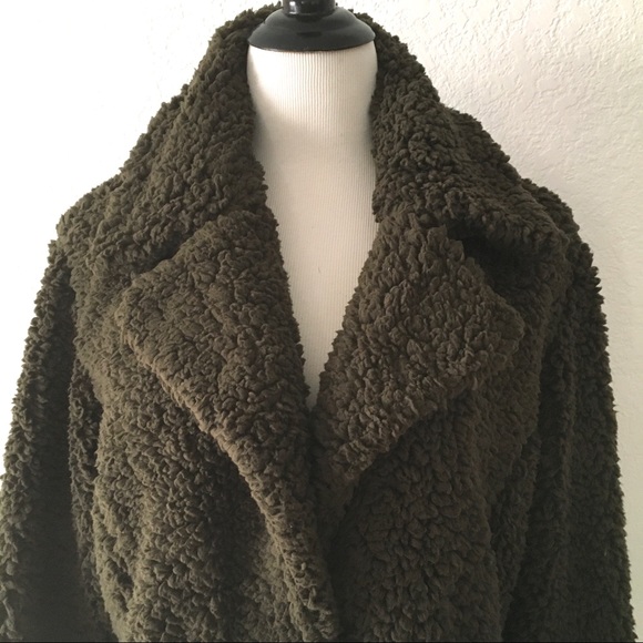 Caslon Teddy Sherpa Faux Shearling Fleece Jacket NWT.  Size M - Picture 2 of 8